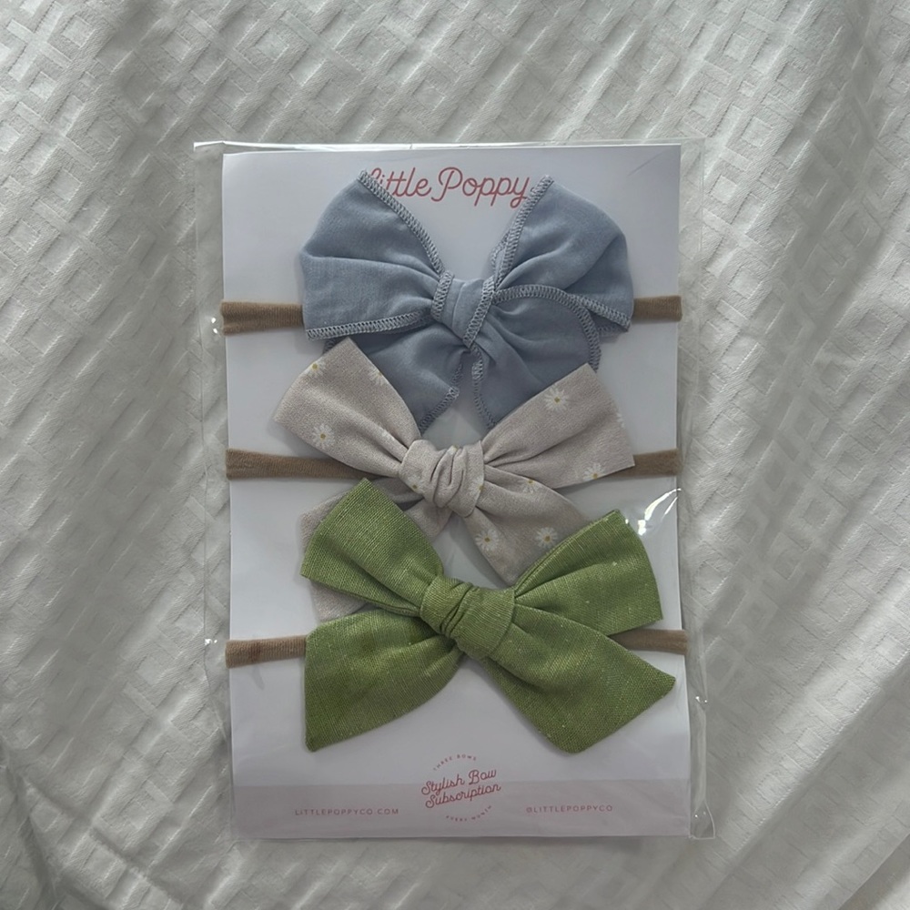 Little Poppy Co, one size 3 pack bows